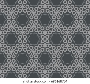 Minimalist geometric seamless background. For digital paper, textile print, page fill. Vector illustration
