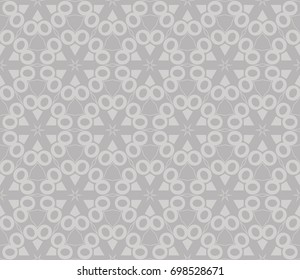 Minimalist geometric seamless background. For digital paper, textile print, page fill. Vector illustration