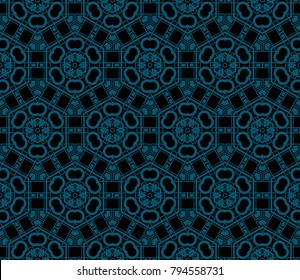 Minimalist geometric seamless background. For digital paper, textile print, page fill. Vector illustration