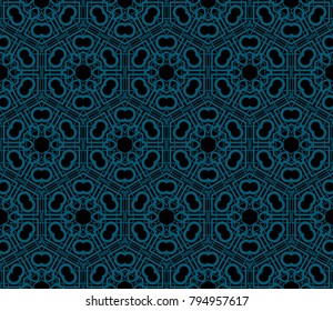 Minimalist geometric seamless background. For digital paper, textile print, page fill. Vector illustration