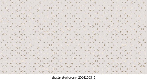 Minimalist geometric seamless pattern. Ornamental modern background. Vector luxury texture with gold formed shapes. Trendy ornament used for design wallpaper, paper, covers, print, business card