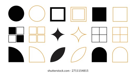 Diseño de rejilla de forma geométrica minimalista