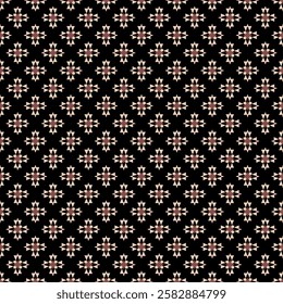 Minimalist Geometric Star Pattern in Warm Tones