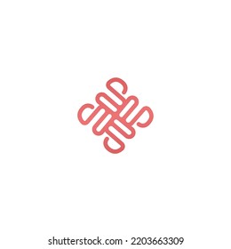 Minimalist geometric vector logo design