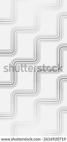 Minimalist Geometric Wavy Background with Bright Color. Potrait Striped Vector Background. High Quality Vector Background Illustration