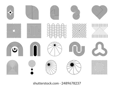 Minimalist Geometrical Line Element Set