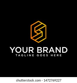 Minimalist Geometry Shape Logo Template