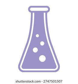 Minimalist glassware flask with liquid drops showcasing precision laboratory design