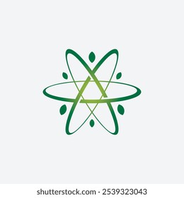 Vektorgrafik mit dem minimalistischen globalen Netzwerk-Logo