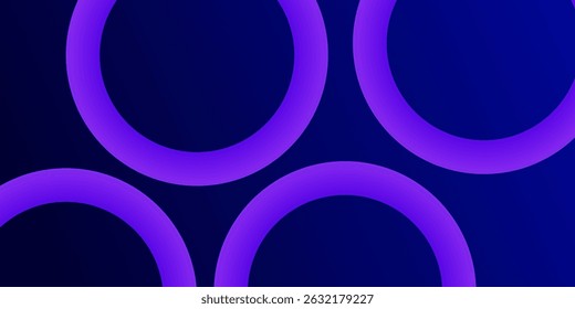 Minimalist glowing blue pearl sphere over artistic blue gradient design. vector illustration