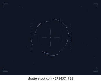 Marco circular brillante minimalista sobre fondo texturizado oscuro, estética futurista con sutiles detalles grunge y Elementos de diseño modernos