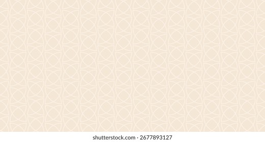 Minimalist golden pattern with abstract curved shapes on a light background. Elegant seamless design ideal for luxury packaging, branding, and digital use.