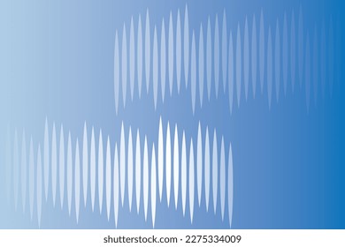 El degradado minimalista, decorado en tonos azules, con un diseño abstracto geométrico y muy colorido, sirve de telón de fondo para esta expresión artística