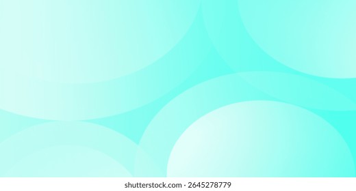 Fondo degradado minimalista verde con forma de círculo colorido. Vector de diseño simple eps 10