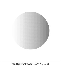Minimalist Gradient Circle on White Background
