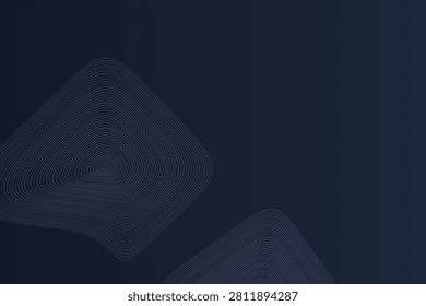 Minimalist gradient tech surface contours in dark blue tones darkblue geometric