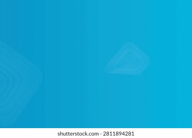 Minimalist gradient triangle on teal gradient background, abstractshape