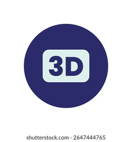 um design gráfico minimalista com um retângulo arredondado com cantos ligeiramente arredondados, centrado dentro de um círculo azul escuro. 