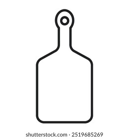 A minimalist graphic of a kitchen spatula, used for flipping or serving food.