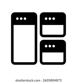 A minimalist graphical element for a specific theme browser