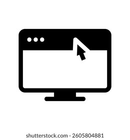 A minimalist graphical element for a specific theme monitor