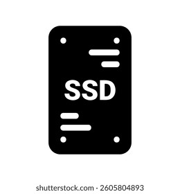 A minimalist graphical element for a specific theme ssd disk