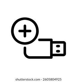 A minimalist graphical element for a specific theme flash drive