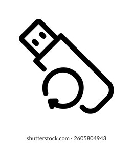 A minimalist graphical element for a specific theme flash drive