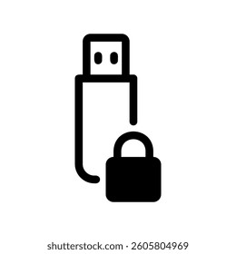 A minimalist graphical element for a specific theme flash drive