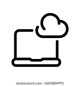 A minimalist graphical element for a specific theme laptop