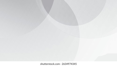 Fundo de círculos abstratos cinza minimalista para designs modernos e fundos de apresentação elegantes com tons de gradiente sutis e formas de sobreposição suaves