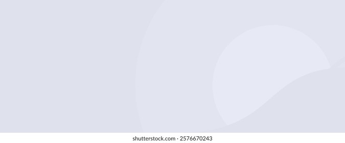 Minimalist gray background with smooth, soft curves. The gray background features a subtle, flowing texture, enhancing its calm aesthetic. Digital background vector. Gray background.