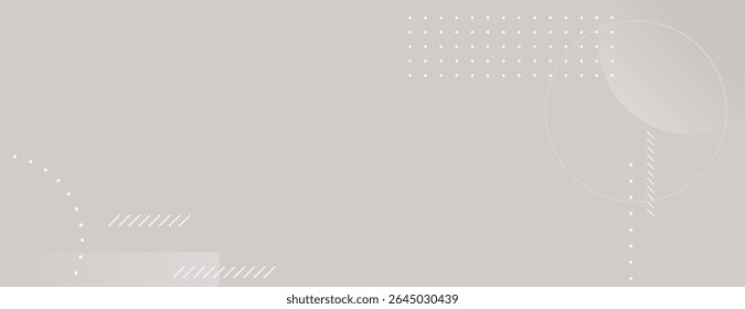 Plano de fundo cinza minimalista com tons de cinza, apresentando padrões geométricos e texturas sutis. Fundo cinzento com elementos de design modernos. Vetor de fundo estético. Fundo bege.