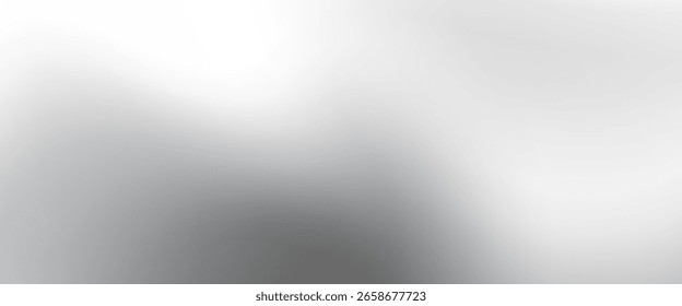 Minimalist gray gradient abstract background with soft blurry transitions. Perfect for corporate, tech, or modern design needs.