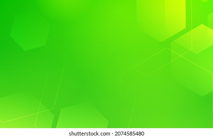 Minimalist green abstract background with minimal geometric shapes. Gradient wallpaper design for poster, brochure, presentation, website etc.