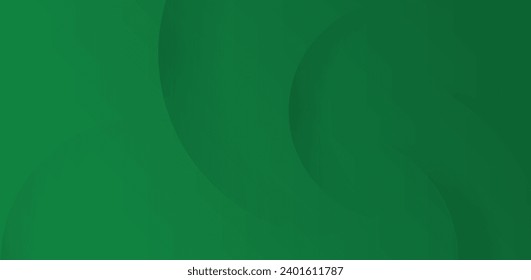 Minimalist Green Abstract Curve Premium Vector Background. Circle Gradient Pattern and Light Lines Background for Advertising, Business Presentation