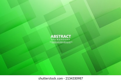 Minimalist green color abstract shape background.Eps10 vector