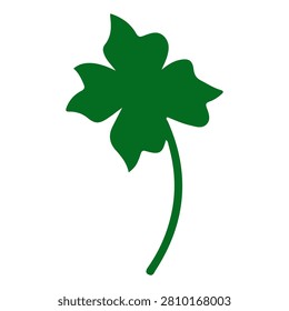A minimalist green leaf illustration representing nature, growth, and environmental themes suitable for various design projects.