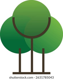 Minimalist Green Tree Logo for Eco-Friendly Brand or Nature Business
