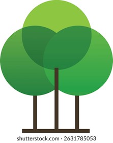 Minimalist Green Tree Logo for Eco-Friendly Brand or Nature Business