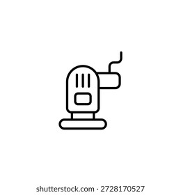 Minimalist Grinder Tool Symbol For Carpentry And Metalworkin