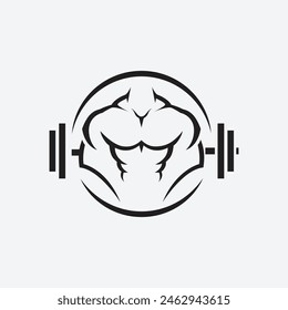 Minimalist Gym or Fitness Logo