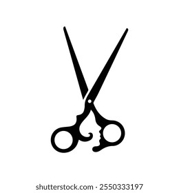 Minimalist Hairdresser Vector Logo Design