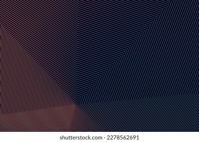 Minimalist halftone gradient lines decorative background. Abstract illustration design in geometric style