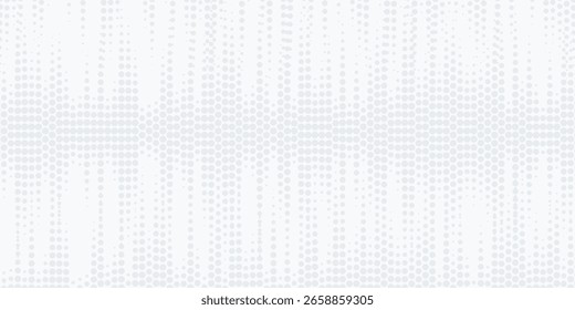 Patrón de semitono minimalista con puntos blancos suaves sobre un fondo limpio.