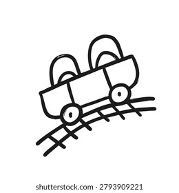 A minimalist hand drawn