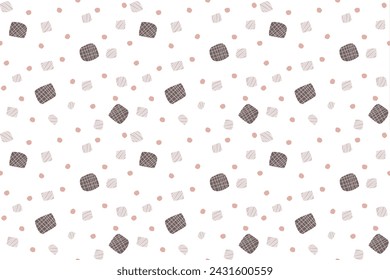 Diseño gráfico de superficie de rectángulos dibujados a mano minimalista, diseñado para textiles, telas, papel de envolver, decoraciones interiores, gráficos, artesanías y fondos. Diseño de arte boho.