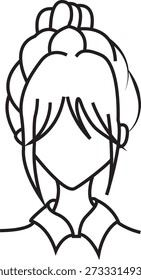 Ilustración minimalista dibujada a mano del arte de la línea del sofá con los cojines para el diseño interior de la sala de estar y los proyectos para colorear