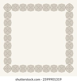 Minimalist hand drawn vector frame. Art for greeting cards, wedding invitations, poster design, postcards, branding, logo design, background.