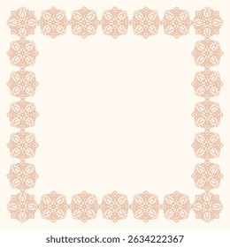Minimalist hand drawn vector frame. Art for greeting cards, wedding invitations, poster design, postcards, branding, logo design, background.
